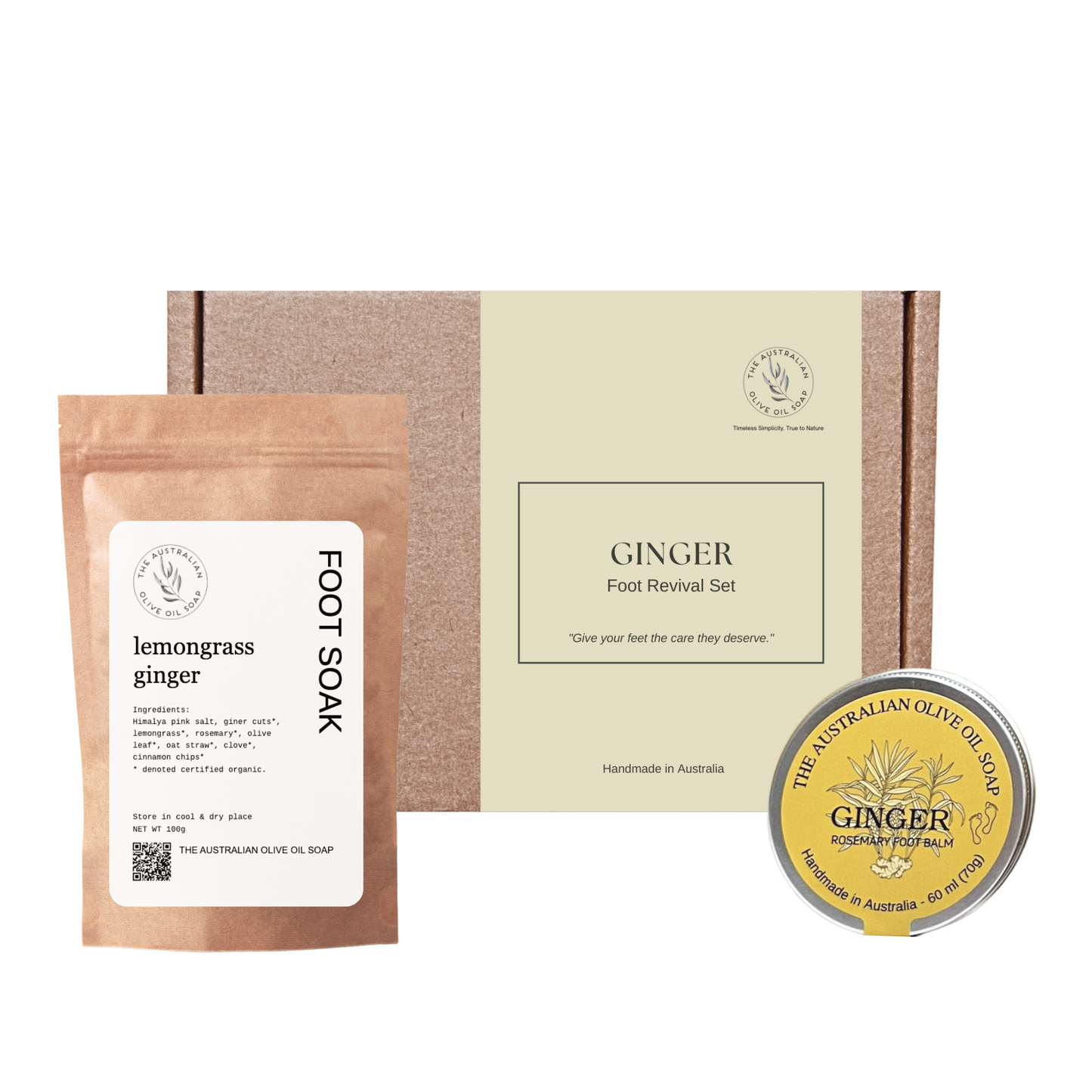 GINGER Foot Pamper Set