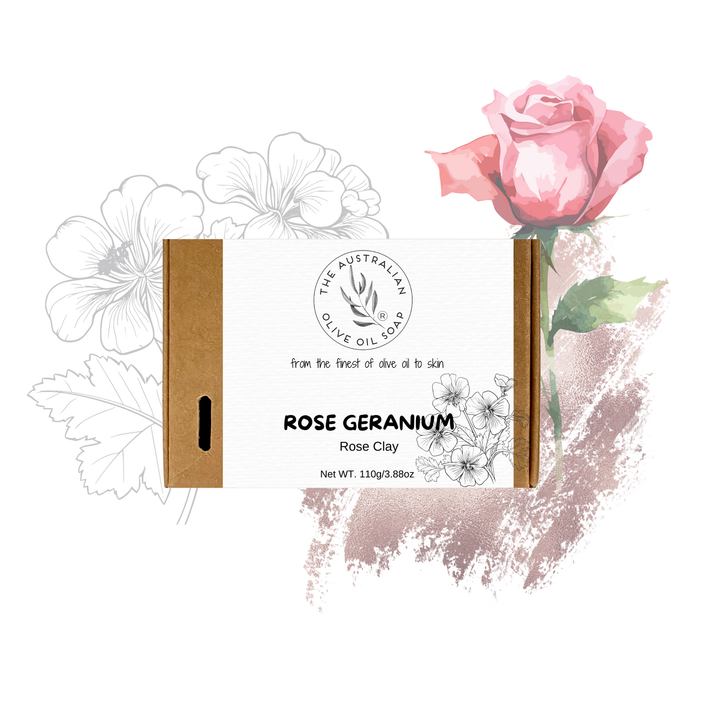 Rose Geranium Rose Clay The AOOS