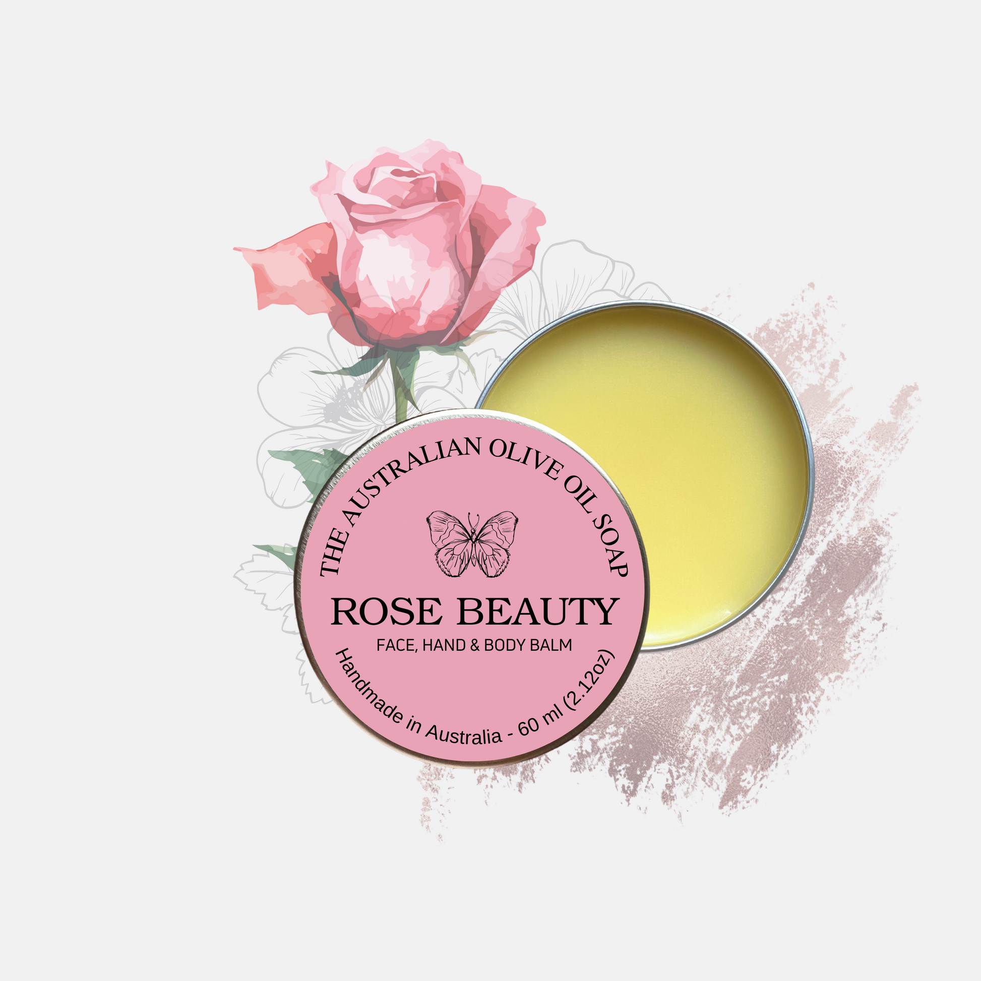 rose beauty balm - The Australian olive oil soap