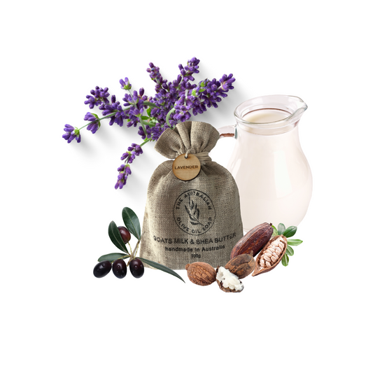 Gift bag Australian Lavender Butter Goat milk - The Australian Olive Oil Soap