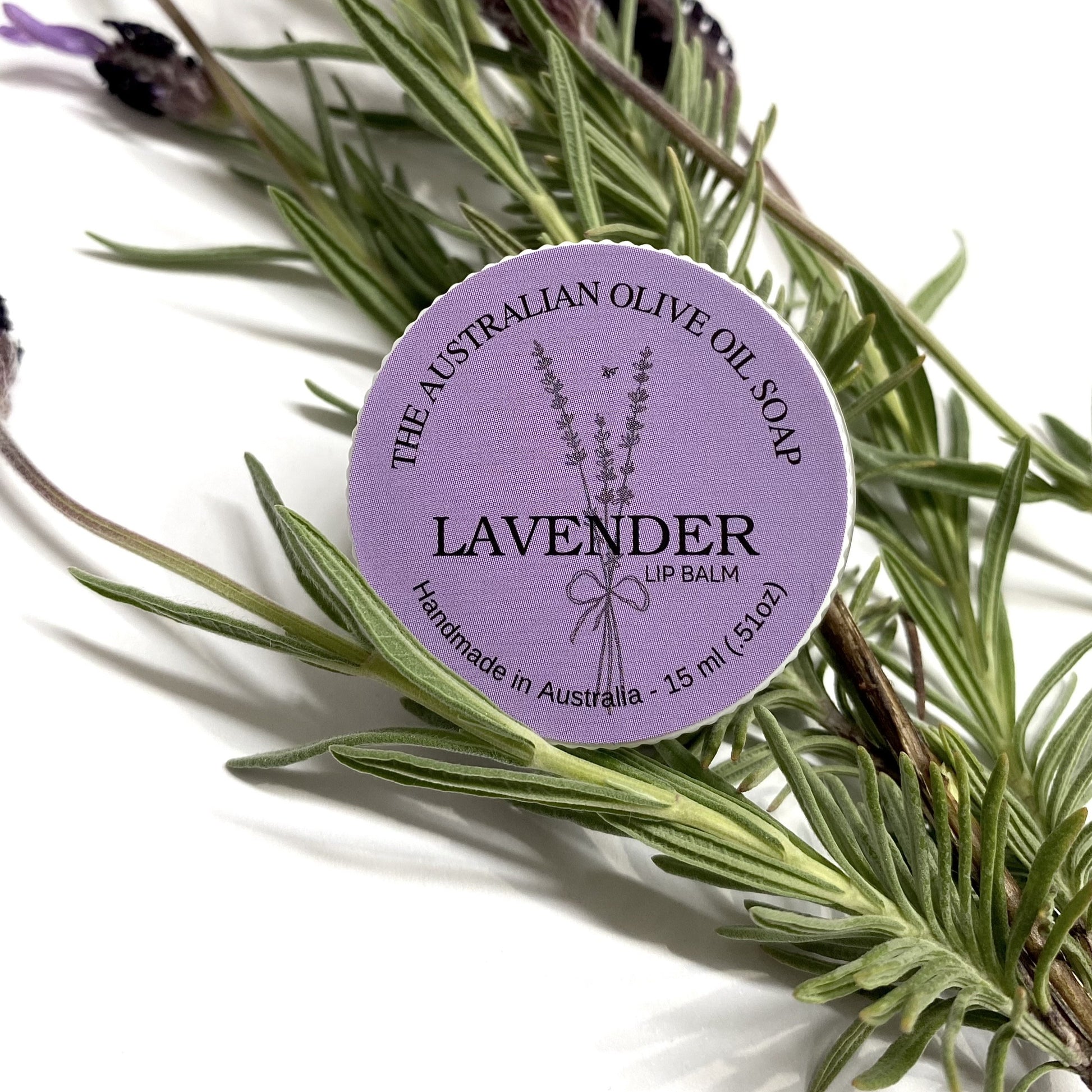 LAVENDER LIP BALM - moisturising the lip naturally.