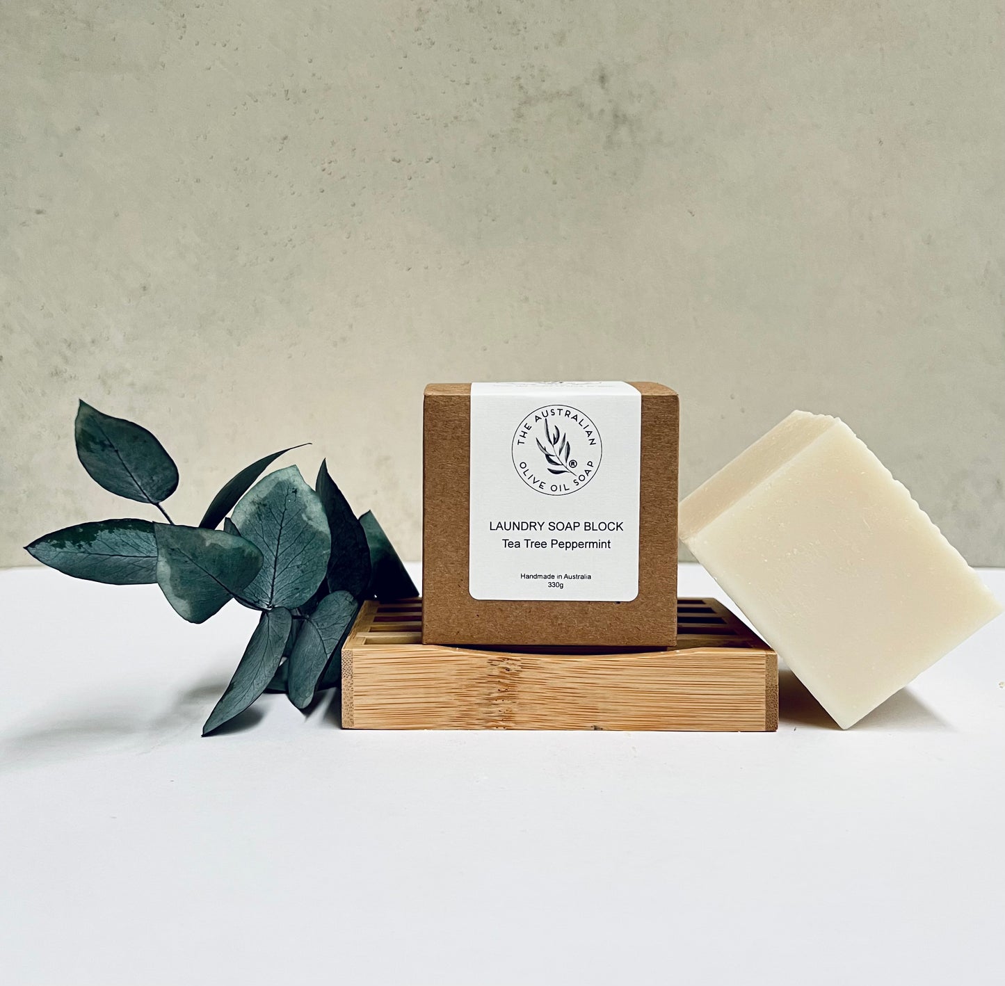 TEA TREE Peppermint Laundry Soap Block