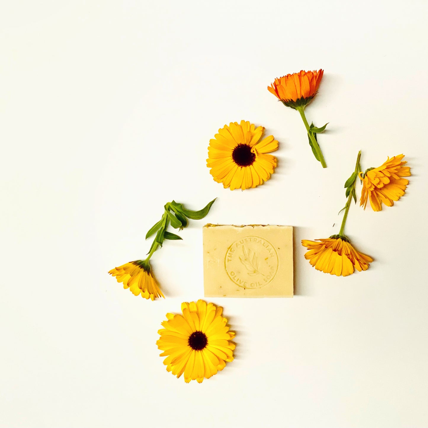 The Australian Olive Oil Soap Healing Calendula  Soap Orange Cinnamon